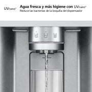 LG Outlet Frigorífico American Combi Door-in-Door™, Clasificación E, 634 L, Acero texturizado antihuellas, GMJ960MBJE.OUTLET