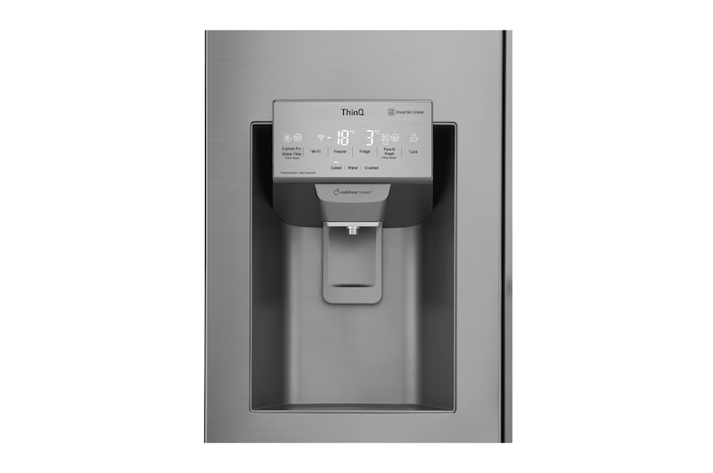 LG Frigorífico American Combi, Clasificación F, Ancho 83cm, 570l , GML643PZ6F