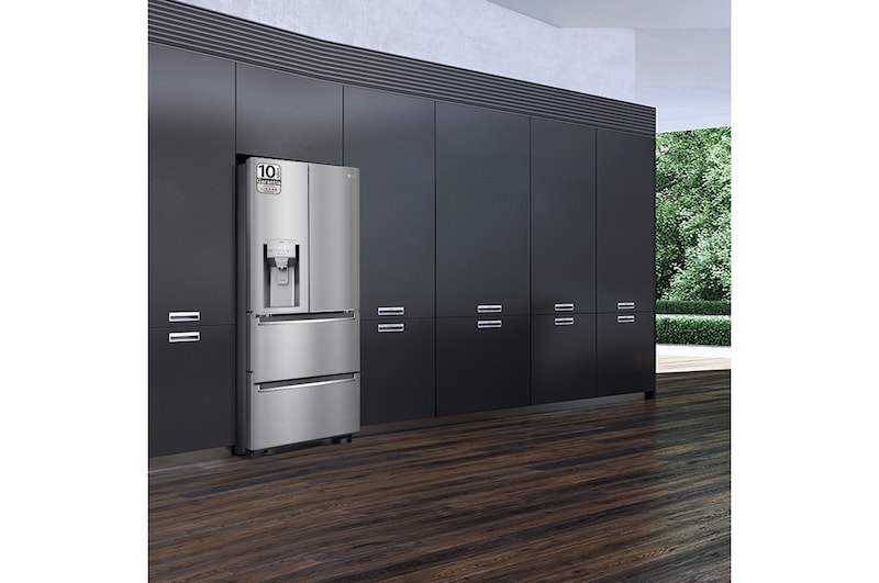 LG Frigorífico American Combi, Clasificación F, Ancho 83cm, 570l , GML643PZ6F