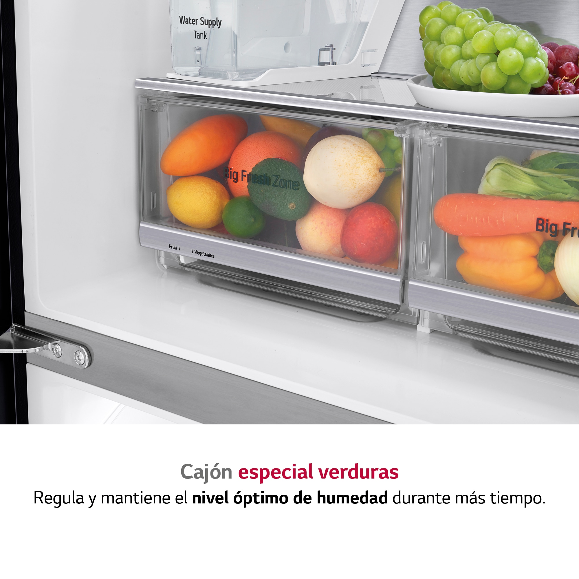 LG Frigorífico American Combi, Clasificación F, Ancho 83cm,  570l , GML844PZ6F