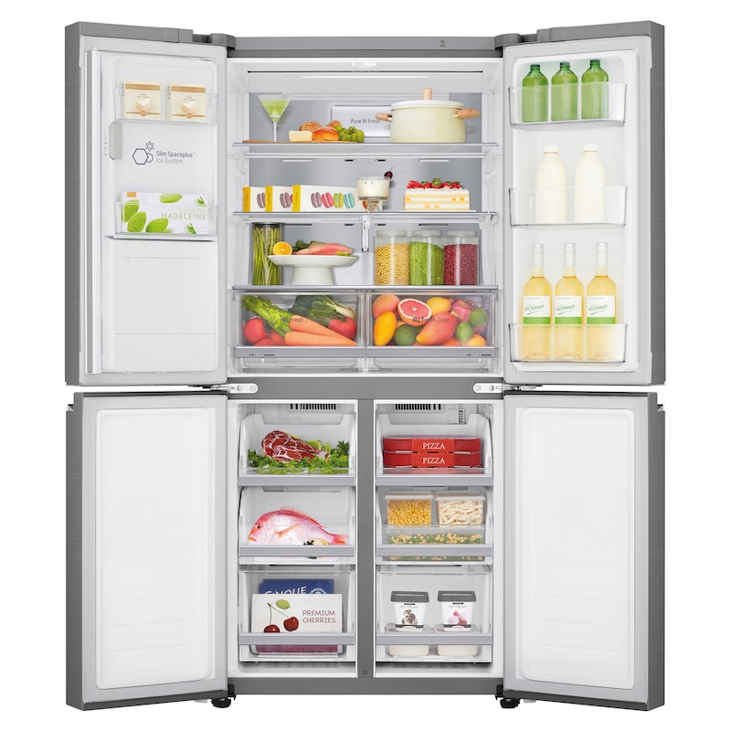 LG Frigorífico American Combi, Clasificación F, Ancho 83cm,  570l , GML844PZ6F