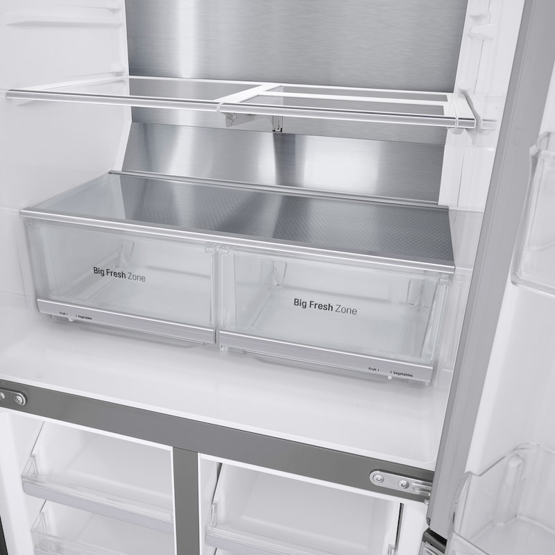 LG Frigorífico American Combi, Clasificación F, Ancho 83cm,  570l , GML844PZ6F
