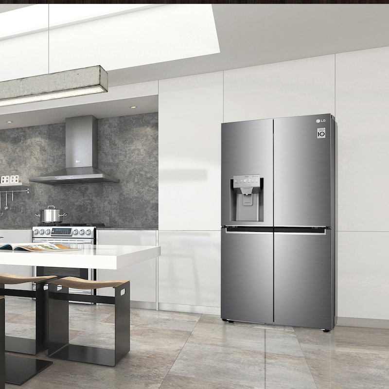 LG Frigorífico American Combi, Clasificación F, Ancho 83cm,  570l , GML844PZ6F
