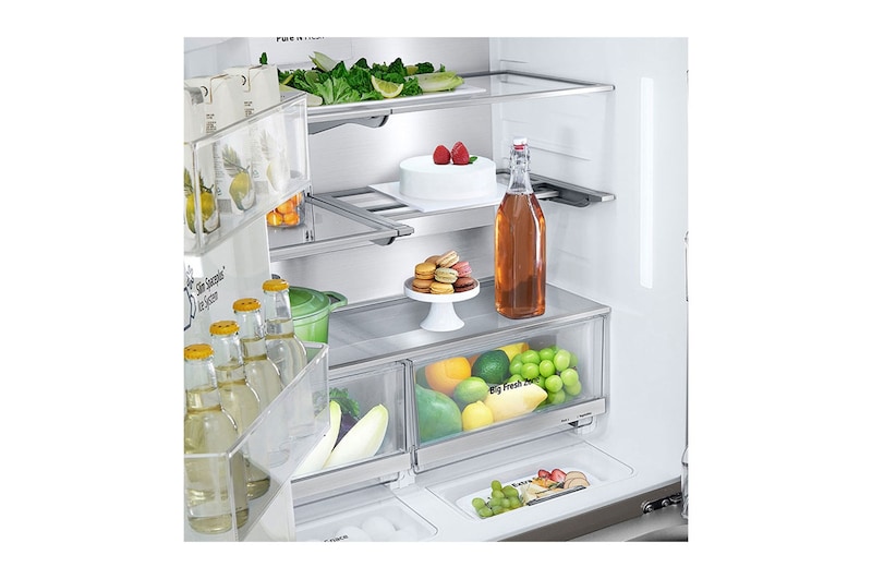 LG Outlet Frigorífico American Combi LG, 179cm, Inox Antihuellas, E, GML960PYBE.OUTLET