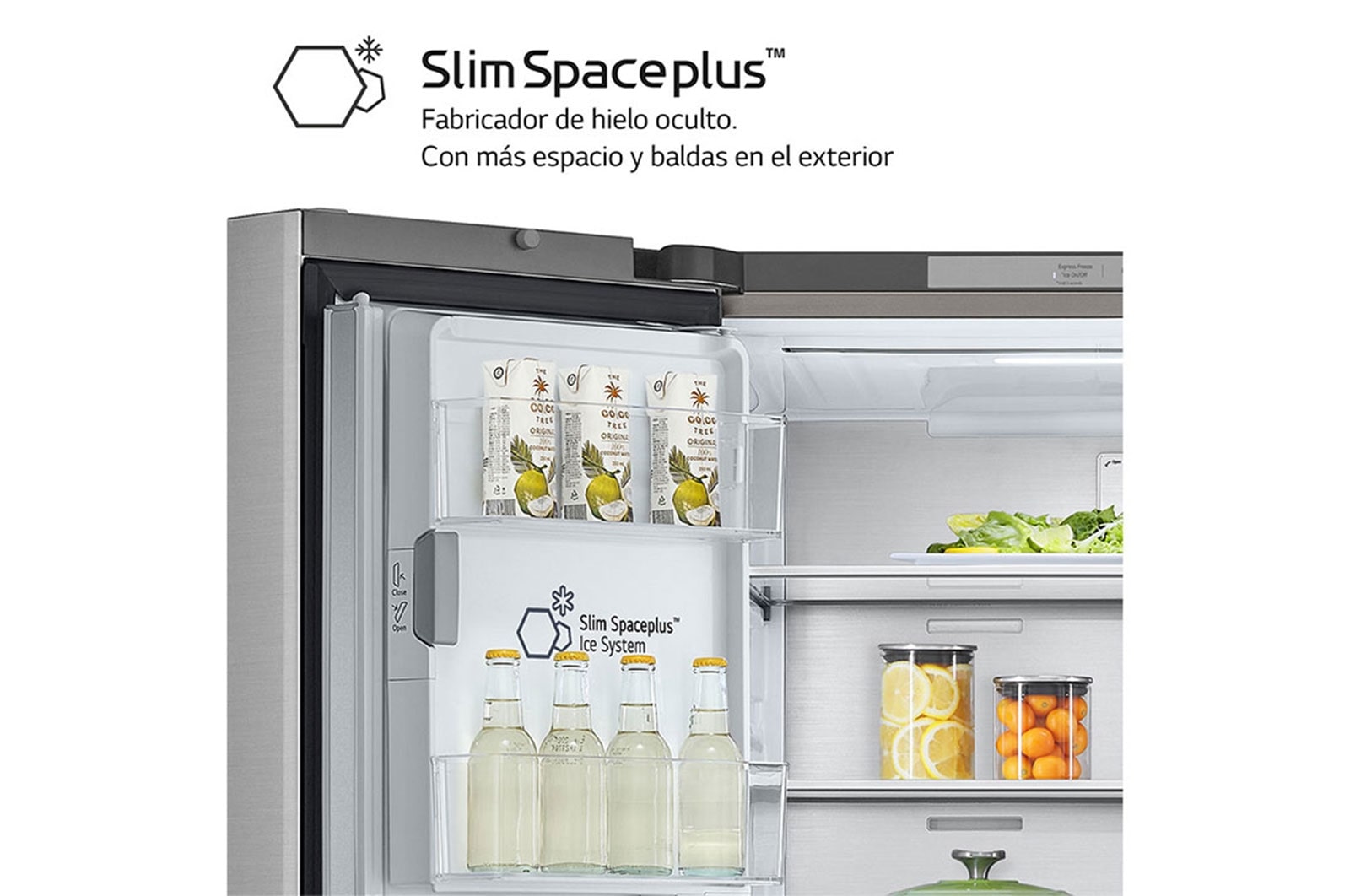 LG Outlet Frigorífico American Combi LG, 179cm, Inox Antihuellas, E, GML960PYBE.OUTLET