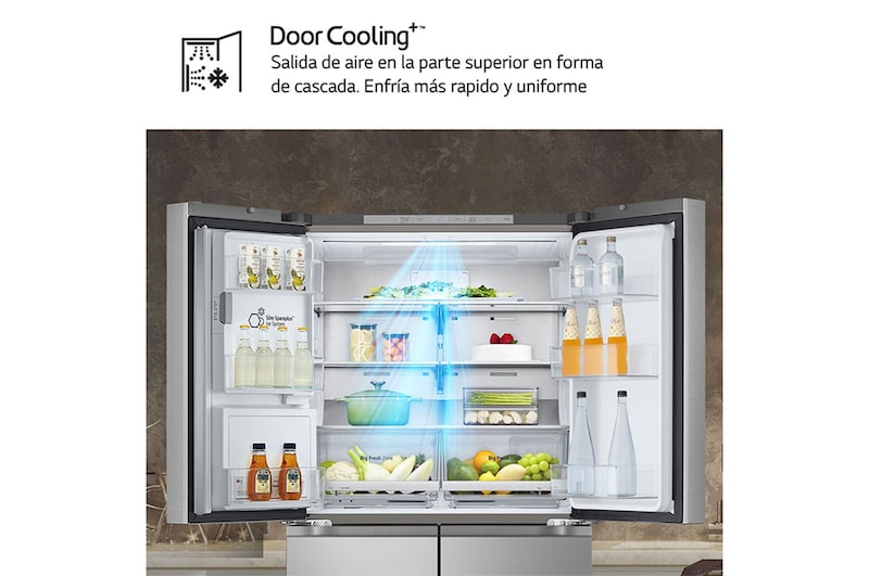 LG Outlet Frigorífico American Combi LG, 179cm, Inox Antihuellas, E, GML960PYBE.OUTLET