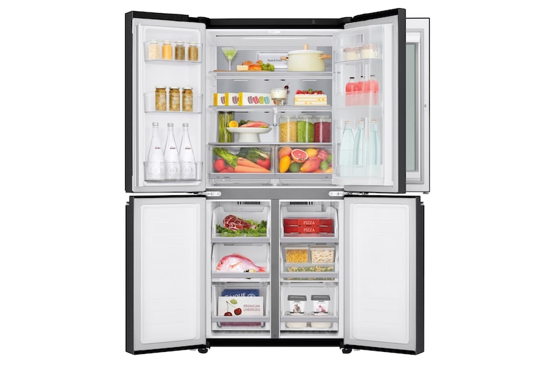 LG Frigorífico American Combi Instaview Door-In-Door, Clasificación E, 530l, Serie 830 , GMQ844MC5E