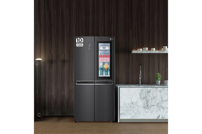 LG Frigorífico American Combi Instaview Door-In-Door, Clasificación E, 530l, Serie 830 , GMQ844MC5E