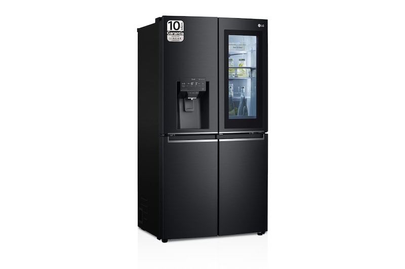 LG Frigorífico American Combi InstaView Door-in-Door™, Clasificación F, 705 L, Acero negro mate antihuellas, GMX945MC9F