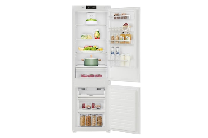 LG Frigorífico Combi Integrable  1,77m, Clasificación energética E,capacidad de 242l, No frost - Integrable, GNM12VWHN