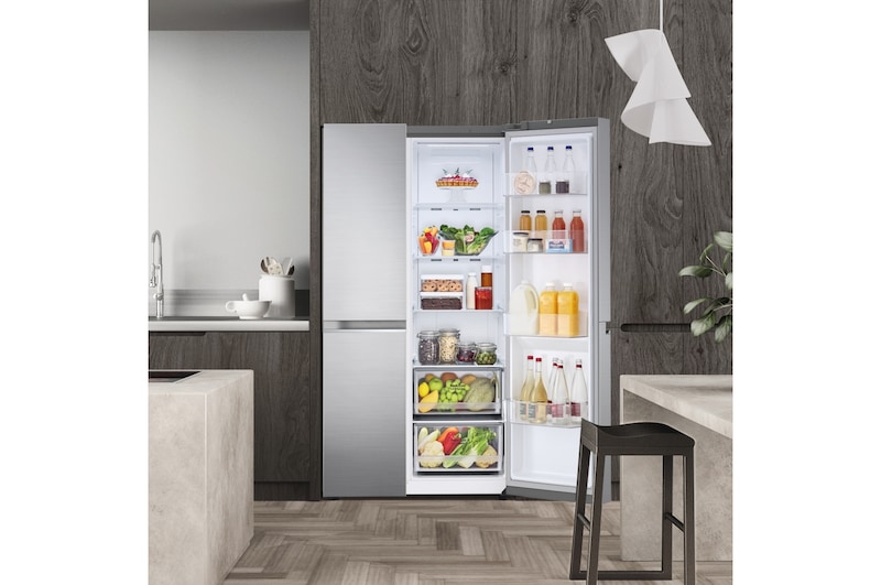 LG Frigorífico Americano Inverter Linear compressor, Clasificación E, 655 L, GSBV70PZTE