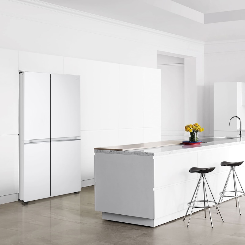 LG Frigorífico Americano Smart Inverter, Clasificación F, 655 L , GSBV70SWTM