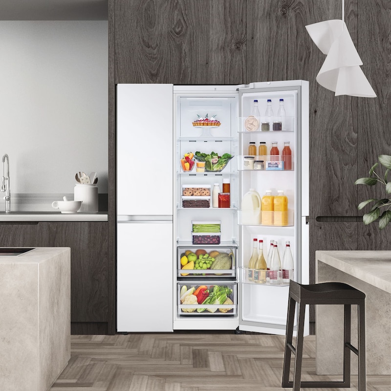 LG Frigorífico Americano Smart Inverter, Clasificación F, 655 L , GSBV70SWTM