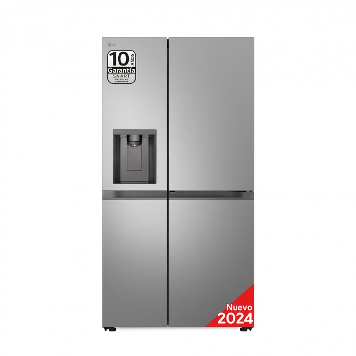 LG Outlet Frigorífico Side By side Serie 400, Door-In-Door, sin toma de agua, Inox antihuellas. E, 641 L, GSJC41PYPE.OUTLET