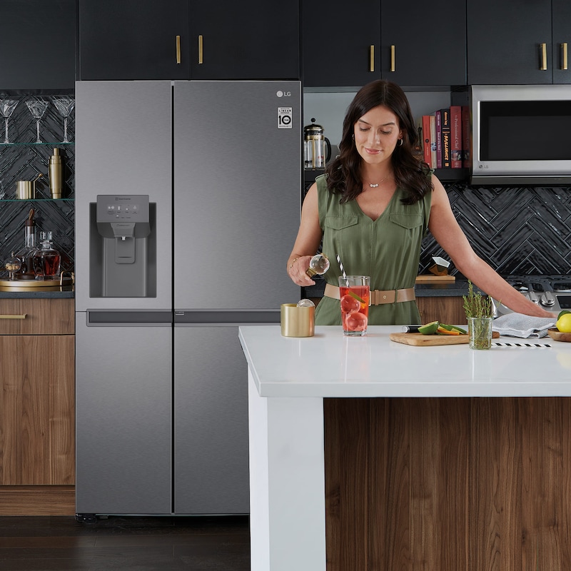 LG Frigorífico Americano Door-In-Door, Clasificación F, 635 L, GSJV31DSXF