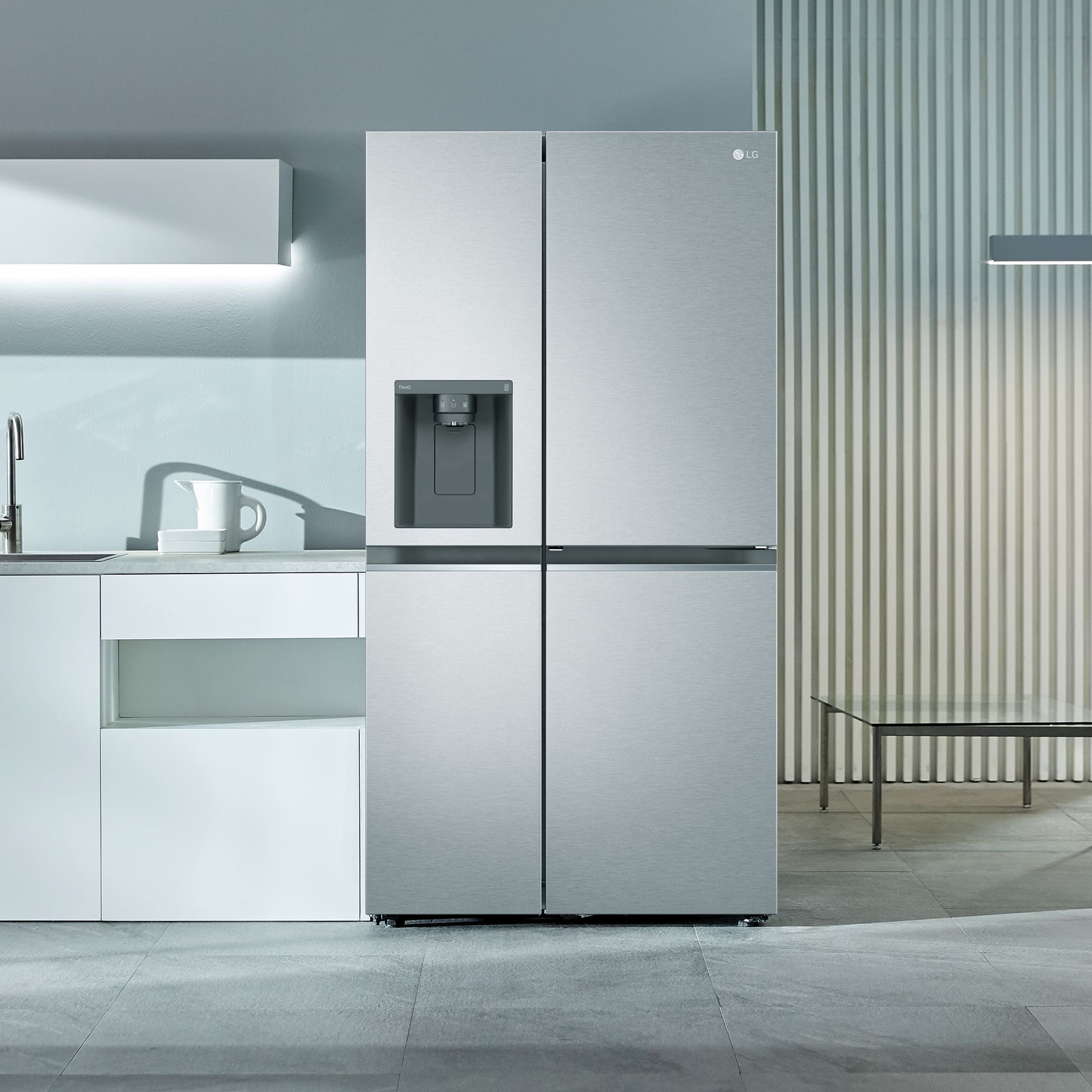 LG Frigorífico Americano Door-In-Door, Clasificación E, 635 L, GSJV70MBLE