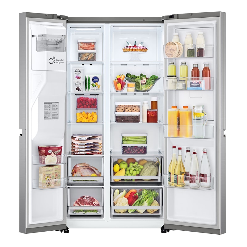 LG Frigorífico Americano Door-In-Door, Clasificación F, 635 L     , GSJV70PZTF