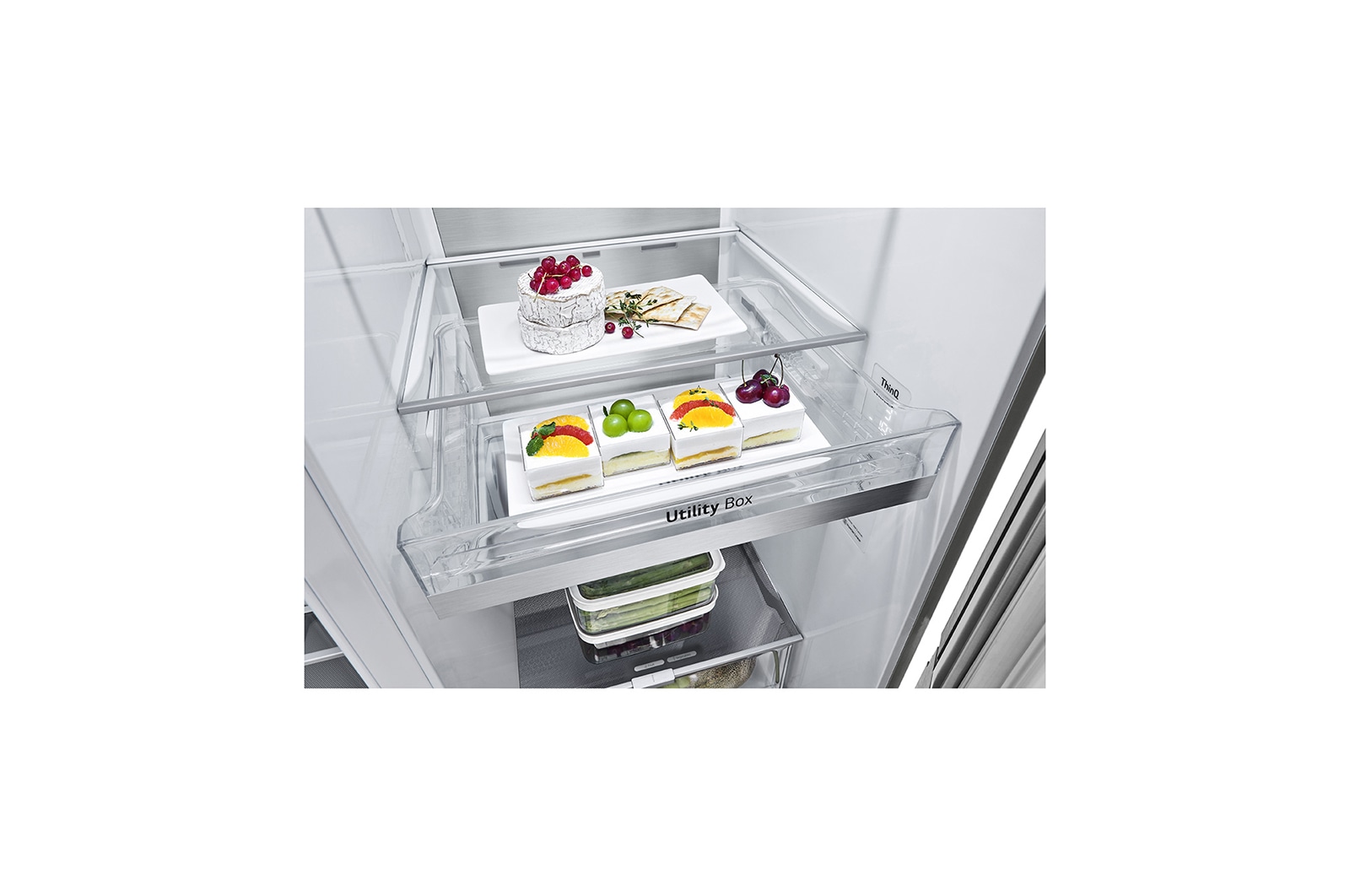 LG Frigorífico Americano Door-In-Door, Clasificación E, 635 L, GSJV90BSAE