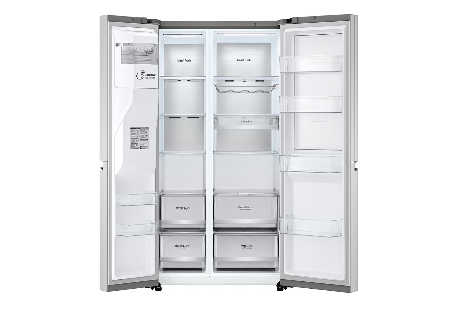 LG Frigorífico Americano Door-In-Door, Clasificación E, 635 L, GSJV90BSAE