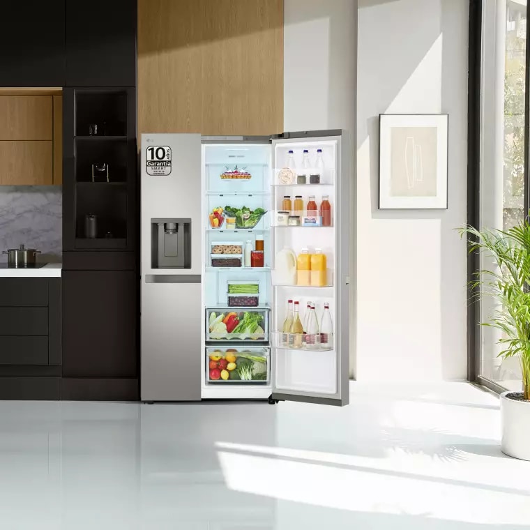 LG Outlet Frigorífico Side By side Serie 400, Inox antihuellas. E, 641 L, GSLC40PYPE.OUTLET