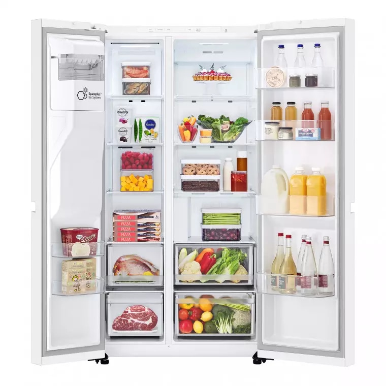 LG Frigorífico Side By side  Serie 400,  Blanco E, 641 L, GSLC40SWPE
