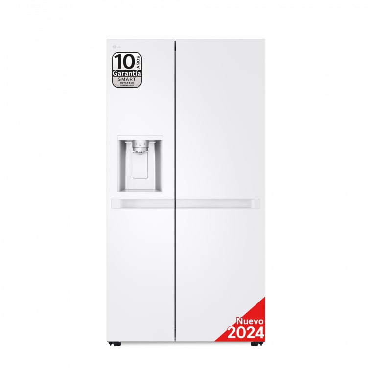LG Frigorífico Side By side  Serie 400,  Blanco E, 641 L, GSLC40SWPE