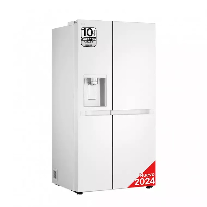 LG Frigorífico Side By side Serie 400, Blanco E, 641 L, GSLC40SWPE