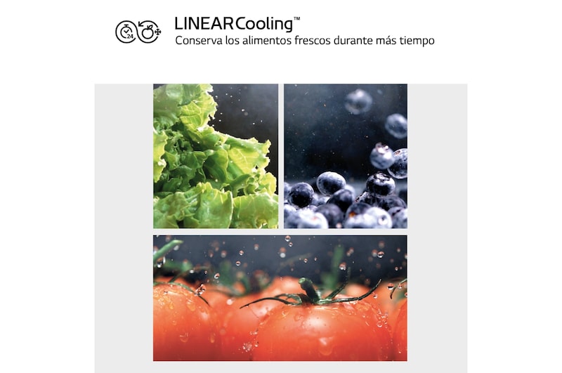 LG Frigorífico Side By side, serie 300, Clasificación F, 634L Inox antihuellas , GSLV31DSXM