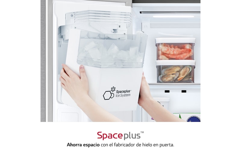 LG Frigorífico Side By side, Serie 500,  Inverter Linear compressor ,Clasificación E, 635 L, GSLV50PZXE