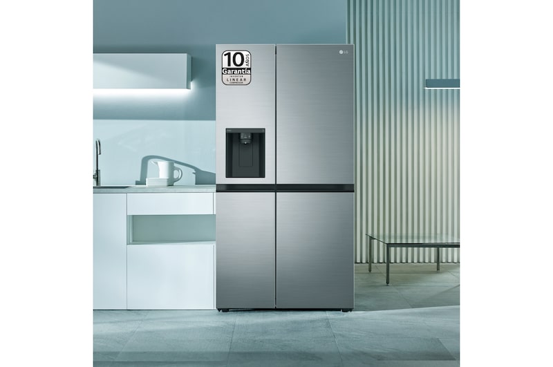 LG Frigorífico Side By side, Serie 500,  Inverter Linear compressor ,Clasificación E, 635 L, GSLV50PZXE