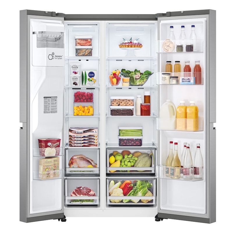 LG Frigorífico Americano Inverter Linear compressor, Clasificación E, 635 L                 , GSLV70PZTE