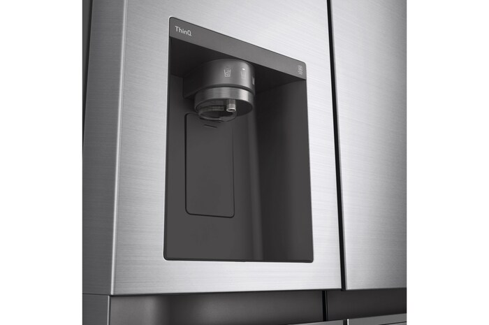 LG Outlet Frigorífico Side By side Serie 700, Inverter Linear compressor, Clasificación D, 635 L, sin toma de agua, GSLV71PZTD.OUTLET