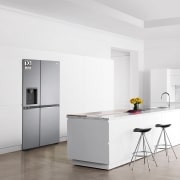 LG Outlet Frigorífico Side By side Serie 700, Inverter Linear compressor, Clasificación D, 635 L, sin toma de agua, GSLV71PZTD.OUTLET
