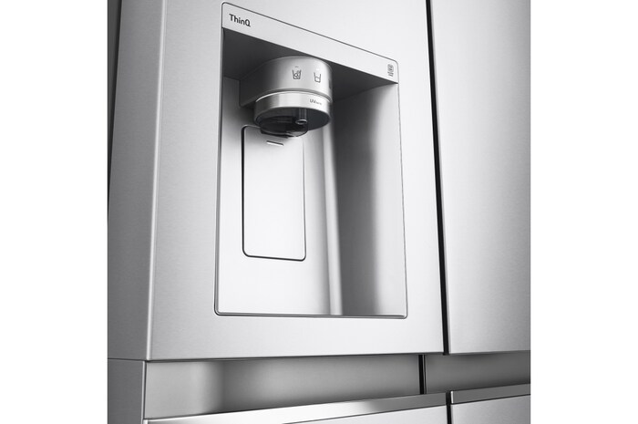 LG Frigorífico American Side by Side, gran capacidad, 635L - Acero, GSLV91MBAC