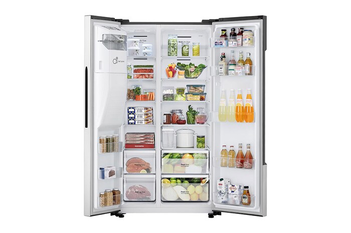 LG Frigorífico Side By Side LG, 179cm, sin toma de agua, 562L, Clasificación E , GSM32HSBEH