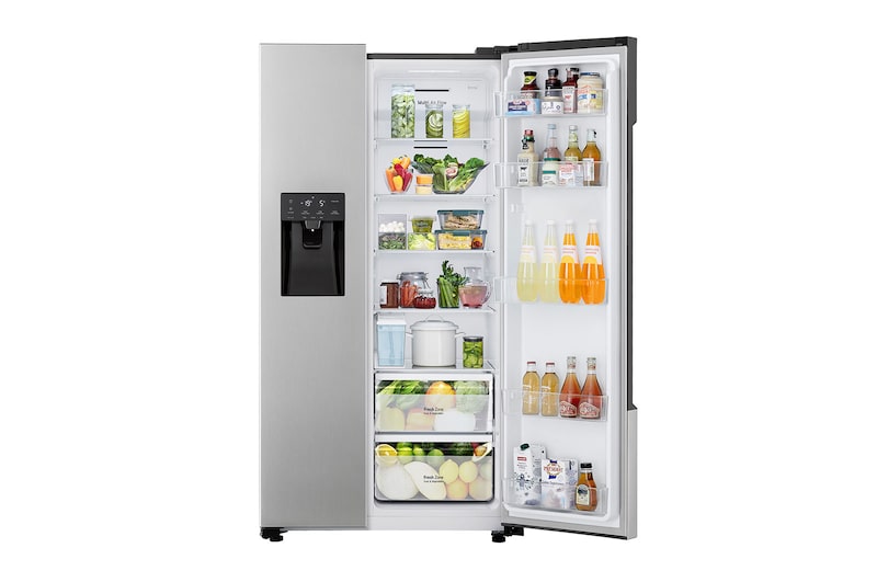LG Frigorífico Side By Side LG, 179cm, sin toma de agua, 562L, Clasificación E , GSM32HSBEH