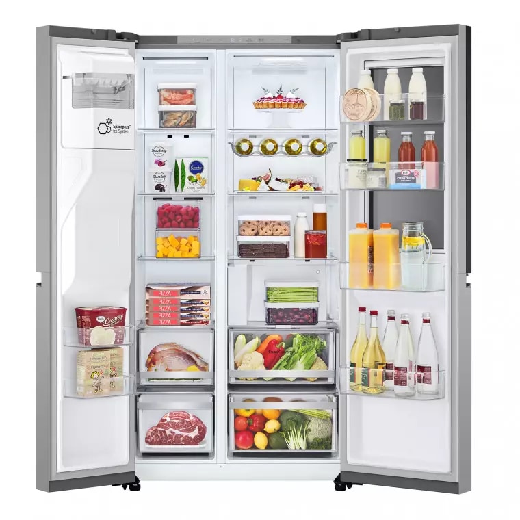 LG Frigorífico Side By side Serie 800, Instaview Door-In-Door, Inox antihuellas. D, 628 L, GSXE80PYBD.OUTLET