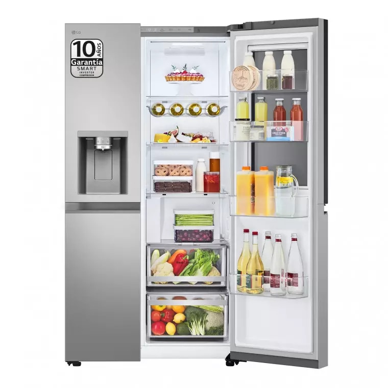 LG Frigorífico Side By side Serie 800, Instaview Door-In-Door, Inox antihuellas. D, 628 L, GSXE80PYBD.OUTLET