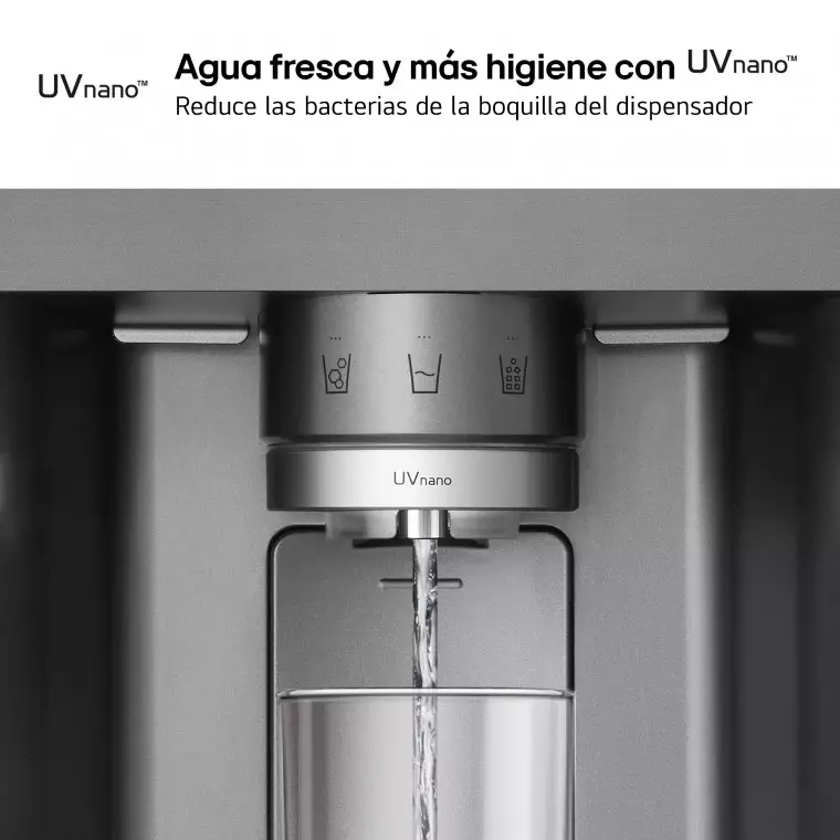 LG Frigorífico Side By side Serie 800, Instaview Door-In-Door, Inox antihuellas. D, 628 L, GSXE80PYBD.OUTLET