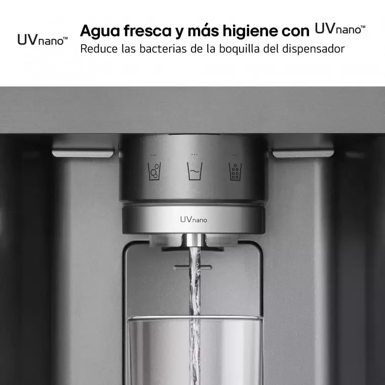 LG Frigorífico Side By side Serie 800, Instaview Door-In-Door, Inox antihuellas. D, 628 L, GSXE80PYBD.OUTLET