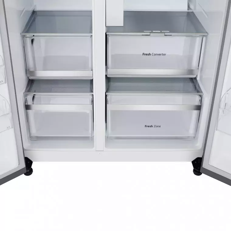 LG Outlet Frigorífico Side By side Serie 900, Instaview Door-In-Door, Acero texturizado antihuellas. D, 628 L, GSXE90MBAD.OUTLET