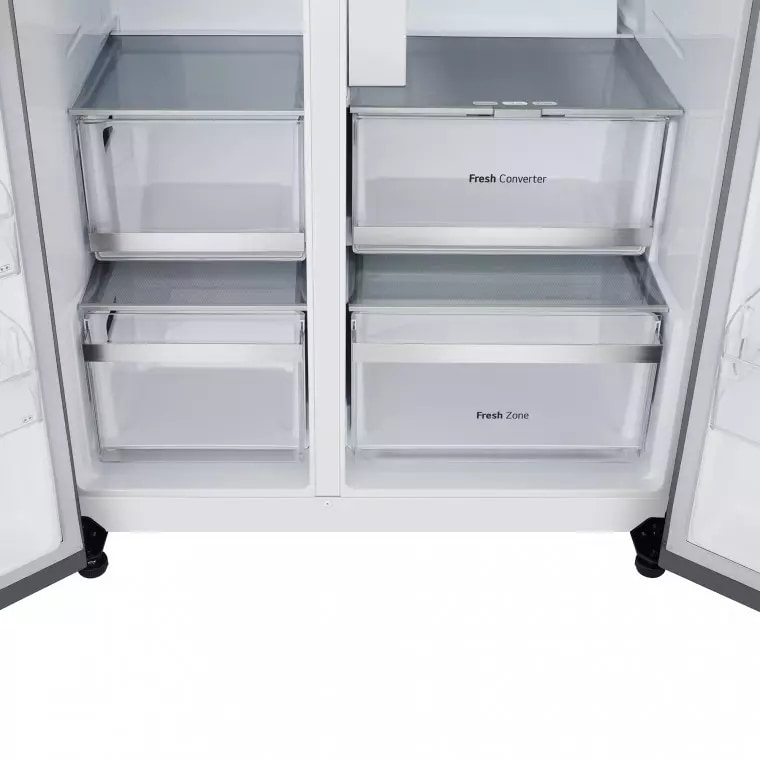 LG Outlet Frigorífico Side By side Serie 900, Instaview Door-In-Door, Acero texturizado antihuellas. D, 628 L, GSXE90MBAD.OUTLET