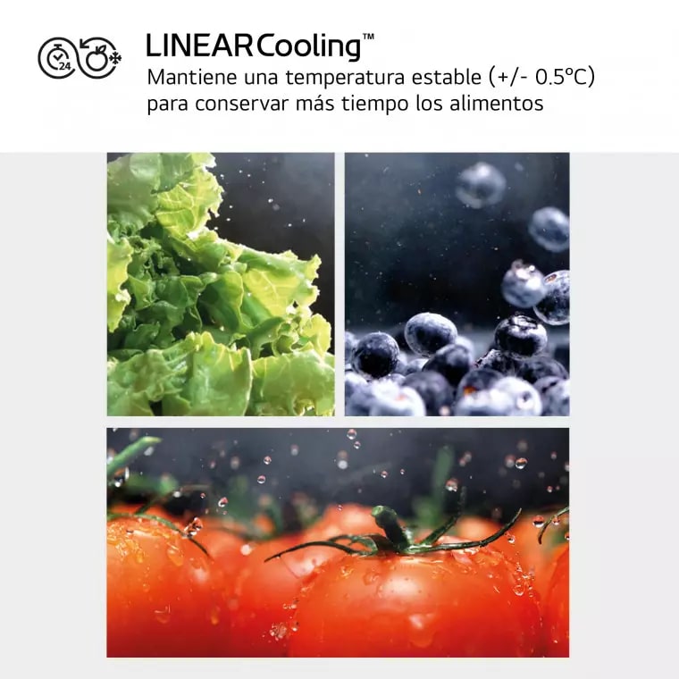 LG Outlet Frigorífico Side By side Serie 900, Instaview Door-In-Door, Acero texturizado antihuellas. D, 628 L, GSXE90MBAD.OUTLET