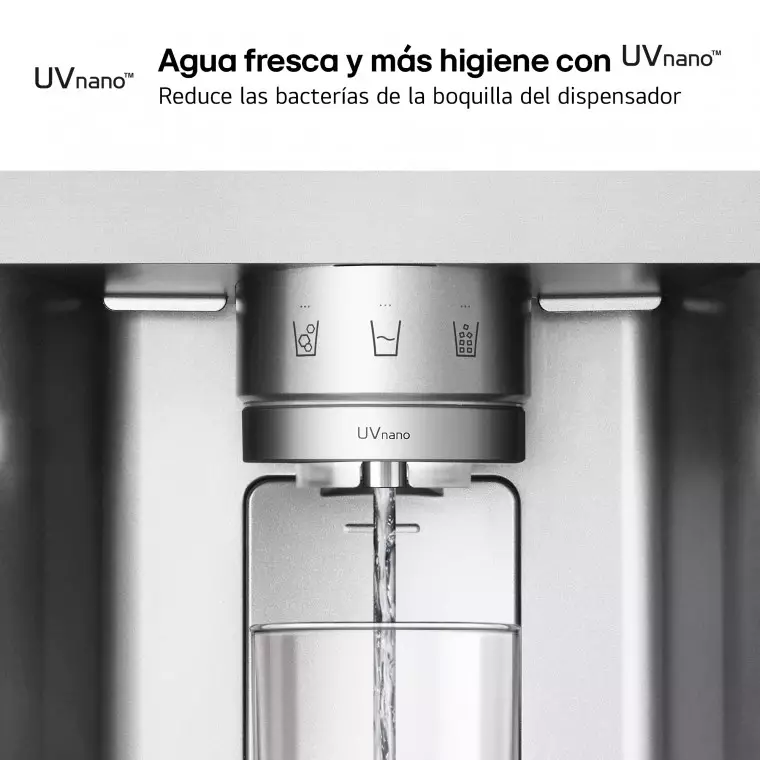 LG Outlet Frigorífico Side By side Serie 900, Instaview Door-In-Door, Acero texturizado antihuellas. D, 628 L, GSXE90MBAD.OUTLET