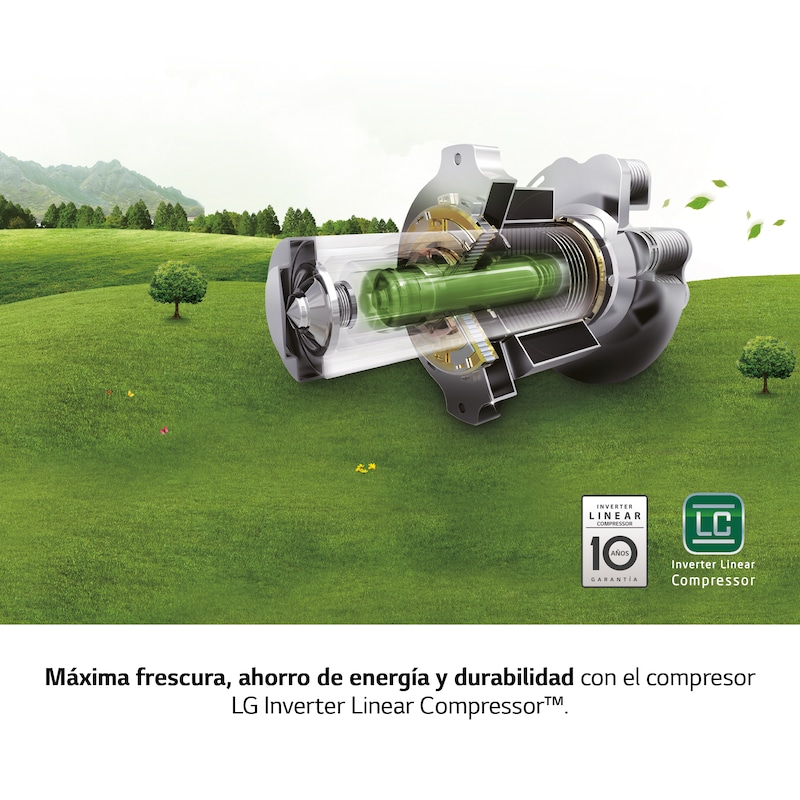 LG Frigorífico Americano Instaview Door-In-Door, Clasificación E, 635 L , GSXV90MBAE