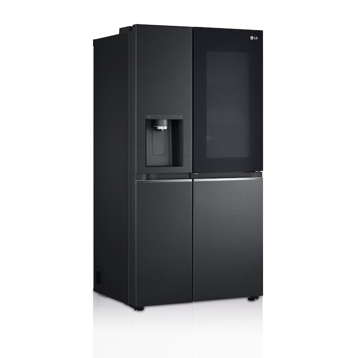 LG Frigorífico Americano Instaview™ Door-In-Door™ Craft Ice, 635L  - Negro, GSXV90MCDE
