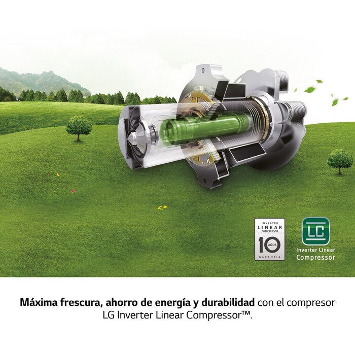 LG Frigorífico Americano Instaview™ Door-In-Door™ Craft Ice, 635L  - Negro, GSXV90MCDE