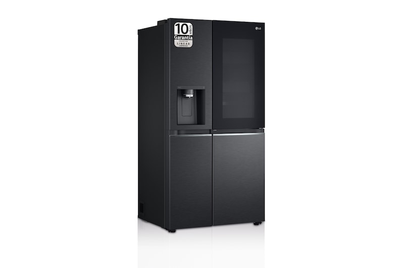 LG Frigorífico Americano Instaview™ Door-In-Door™ Craft Ice, 635L  - Negro, GSXV90MCDE
