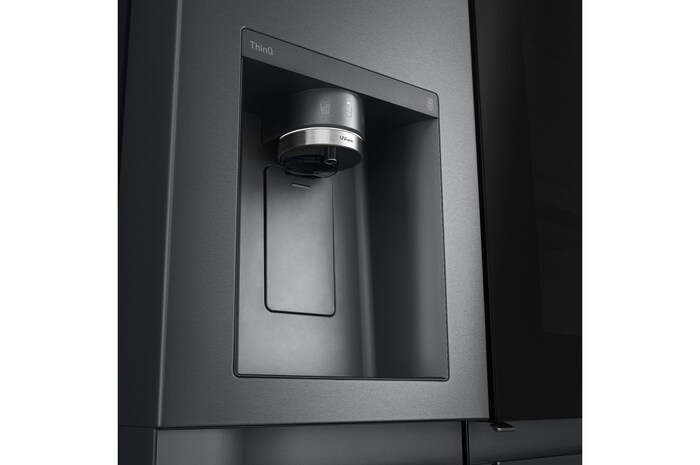 LG Frigorífico Americano Instaview™ Door-In-Door™ Craft Ice, 635L  - Negro, GSXV90MCDE