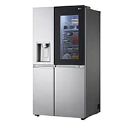 LG Frigorífico Americano Instaview™ ThinQ™, 635L, Sin Toma de Agua - Acero, GSXV91BSAE